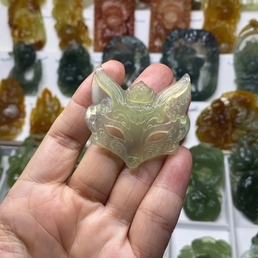 【闪购商品】蛇纹石玉未镶嵌颈饰