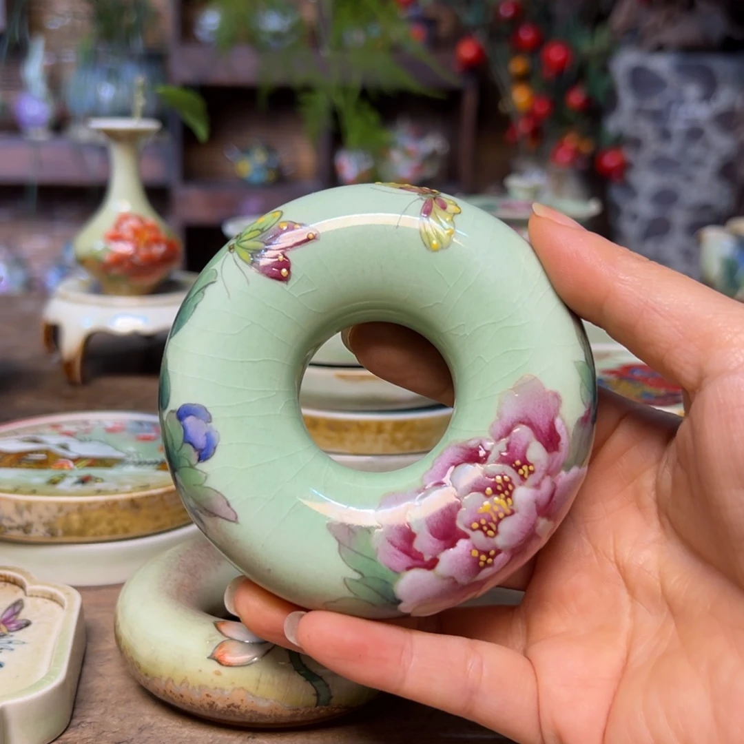 霁***风瓷片景德镇刘道标老师