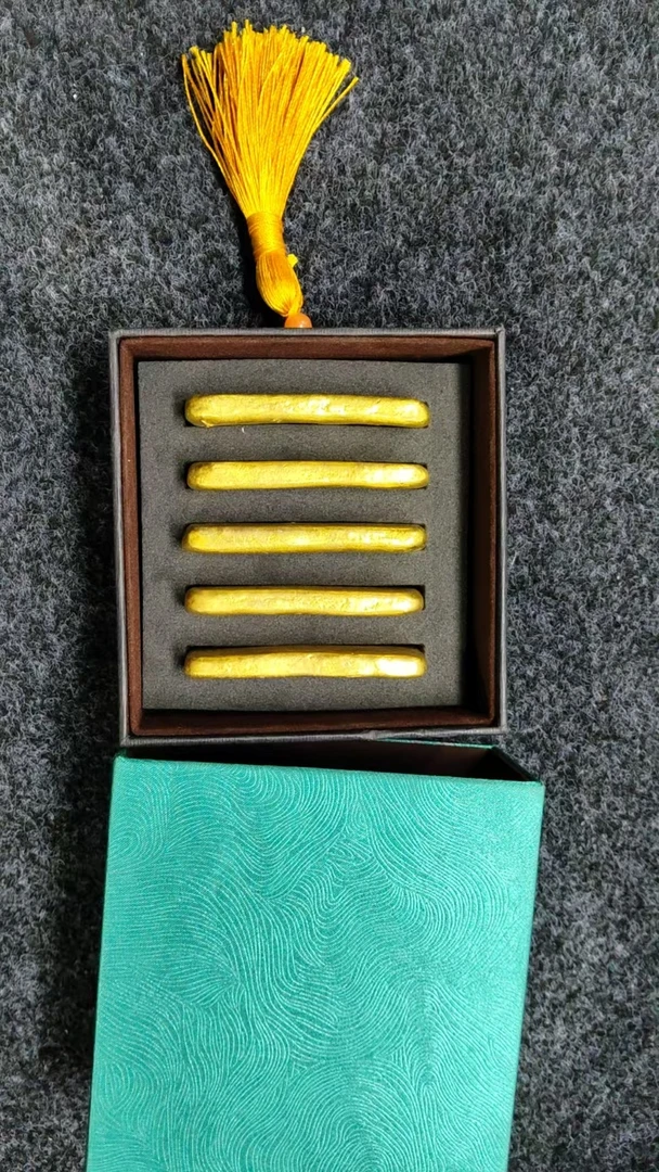 工艺品小条子五根实心摆件收藏品G731