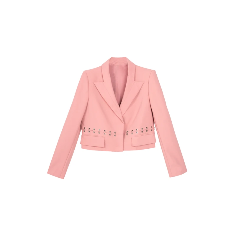 【宜宝】她翼秋季时尚小西装上衣短外套女士百搭EF3241341105