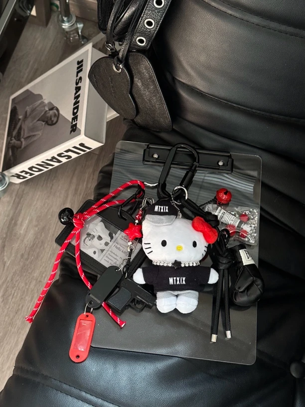 【倪倪自制】拳击手kt 包包挂件（手工制品 默认微瑕）