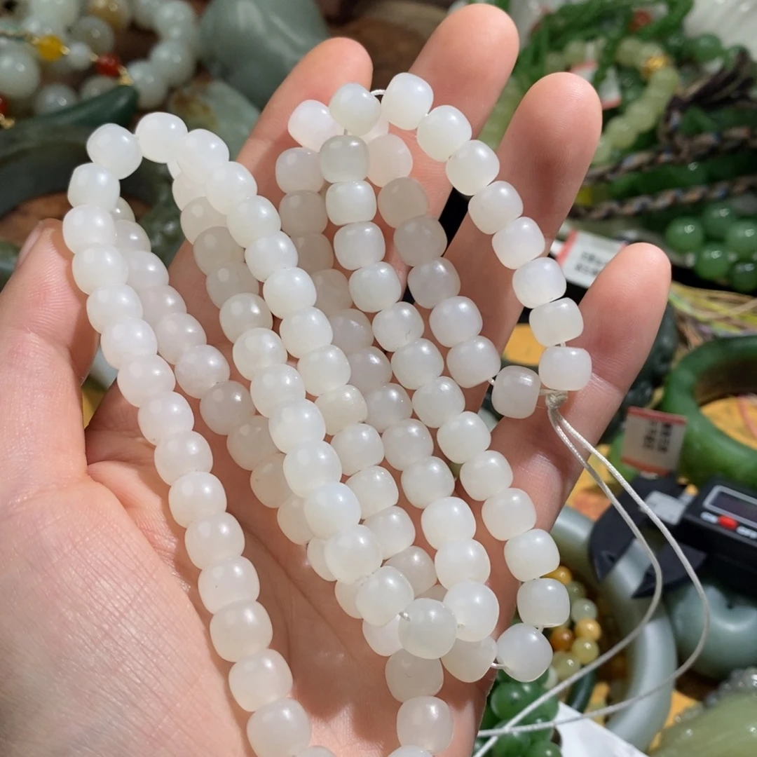 和田玉珠子8未镶嵌