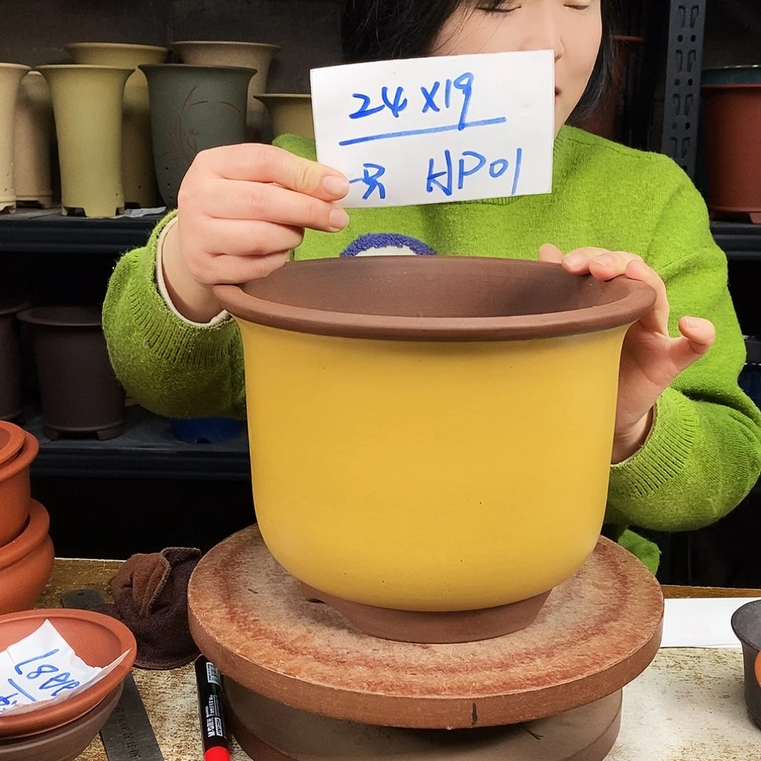 紫砂一只紫砂花盆HP01