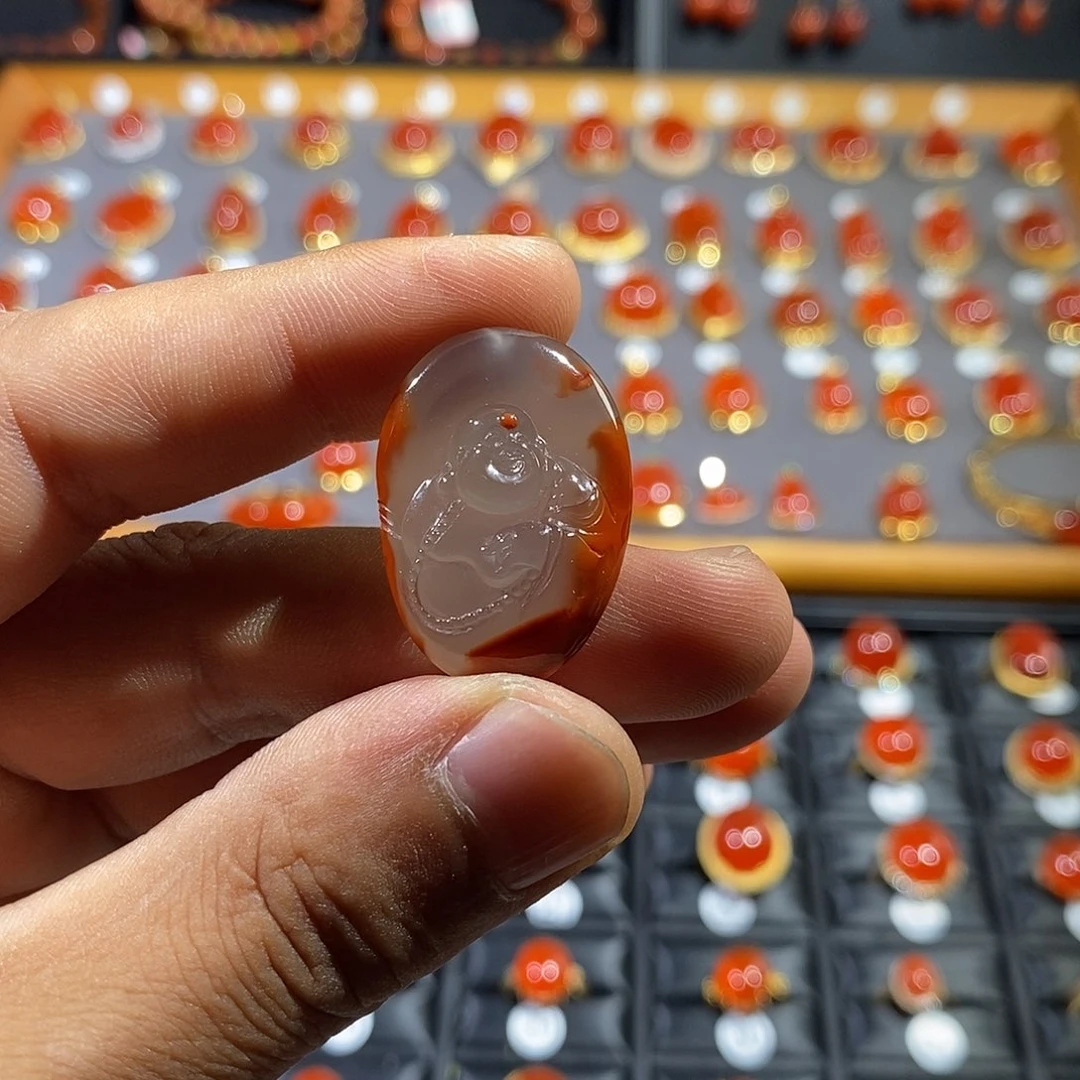 南红玛瑙未镶嵌颈饰