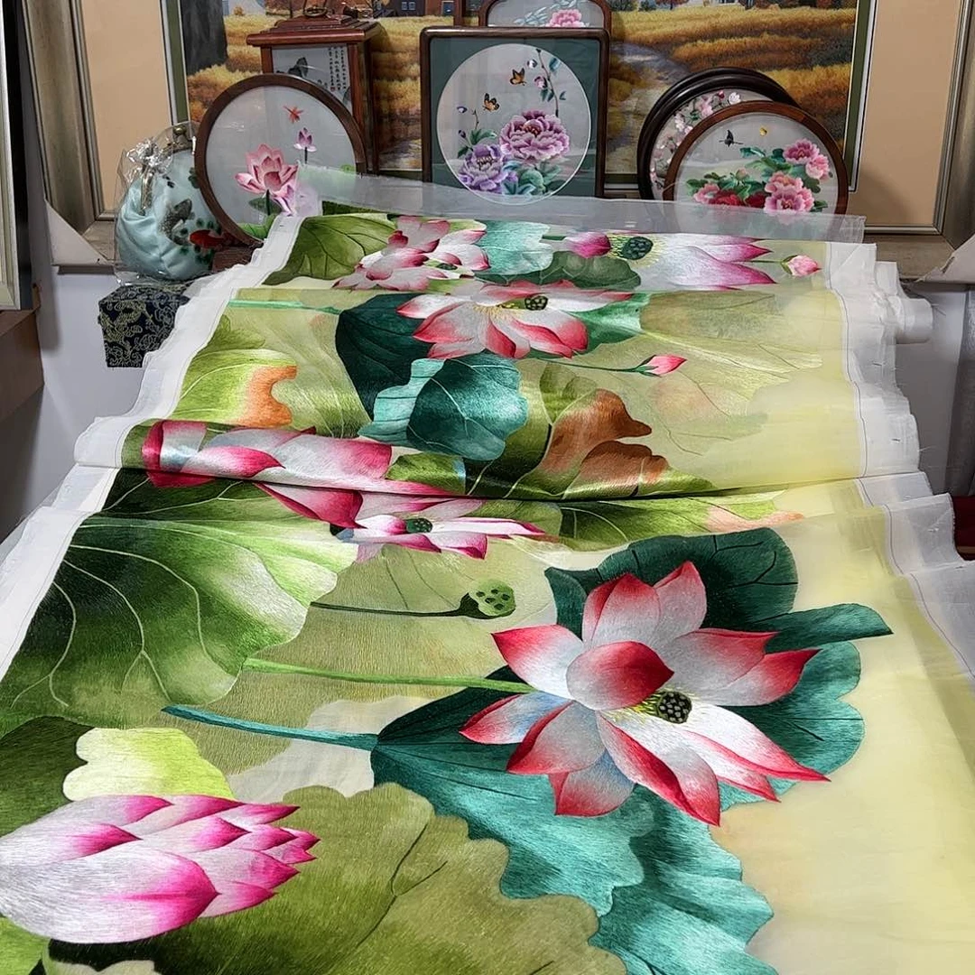 刺绣李*辉纯手工刺绣画