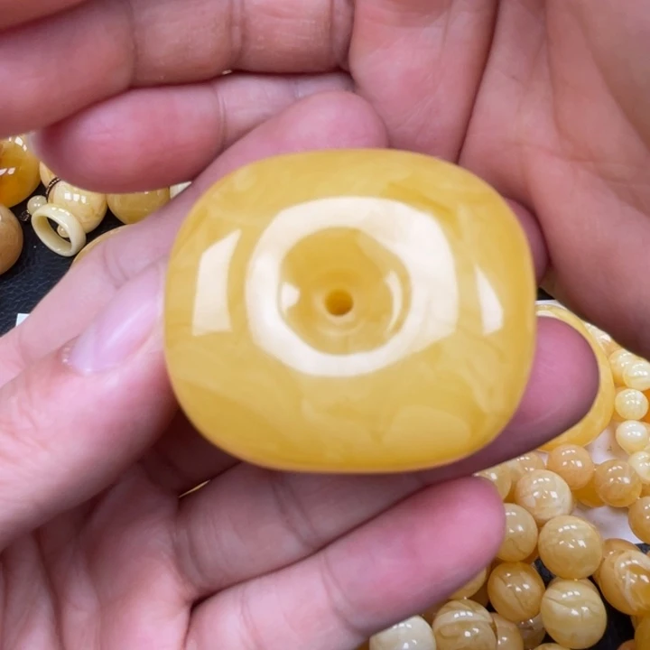 裸石蜜蜡未镶嵌蜜蜡扣