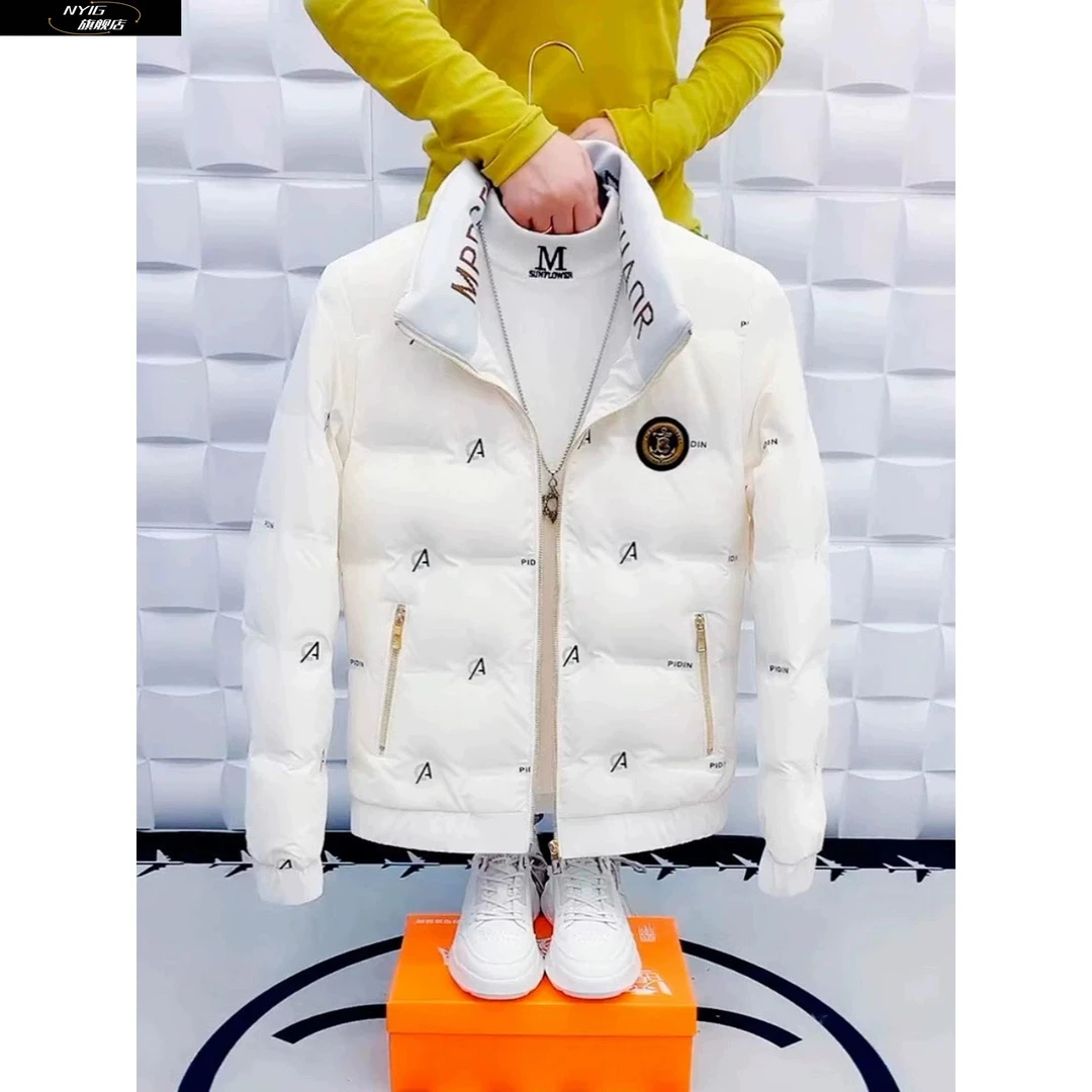 NYIG男士秋冬季2025年新款轻奢时尚韩版帅气立领休闲轻薄潮流外套