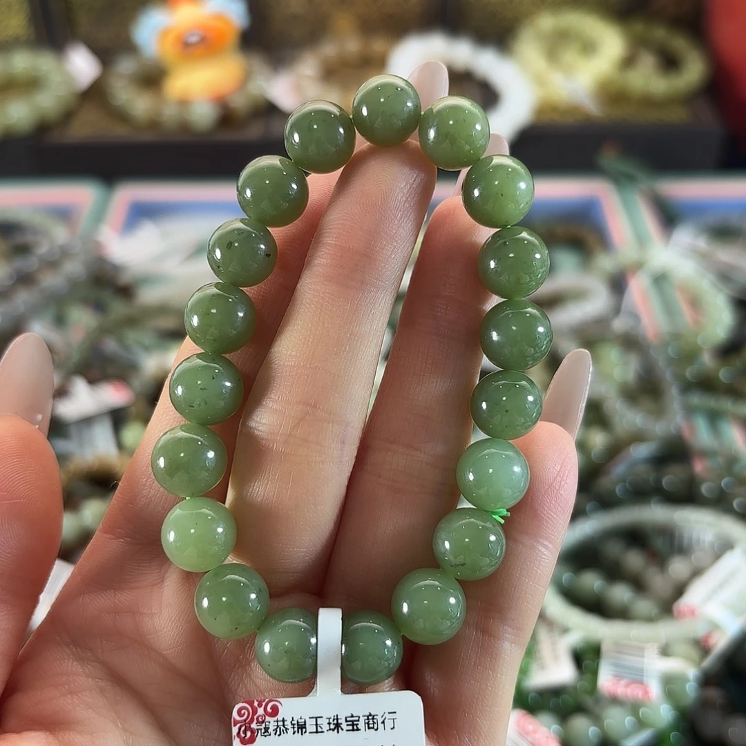 和田玉未镶嵌手链29