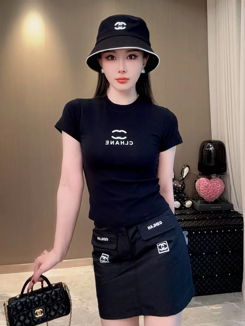 F241[杋爷潮品]夏季修身双CT恤