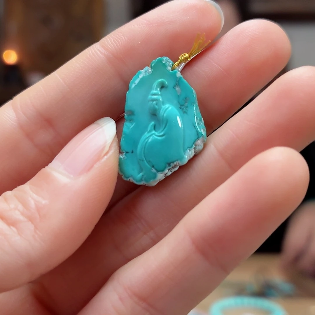 未镶嵌绿松石珠宝奇石