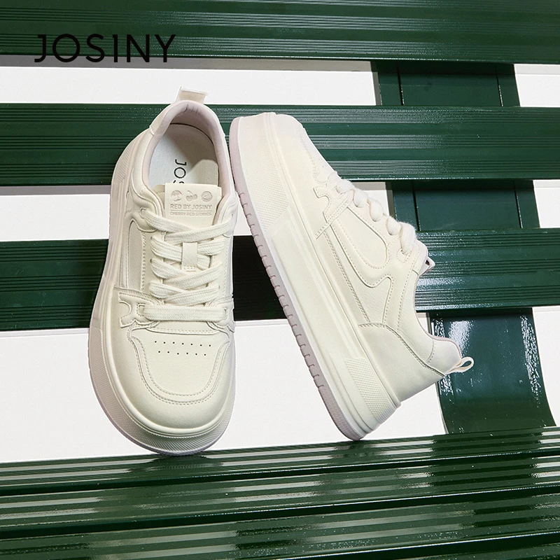 卓诗尼小白鞋女显脚小厚底增高爆款德训板鞋鞋子女鞋德训鞋潮流