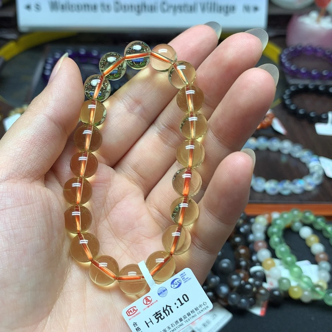 大***虎水晶手链未镶嵌手链