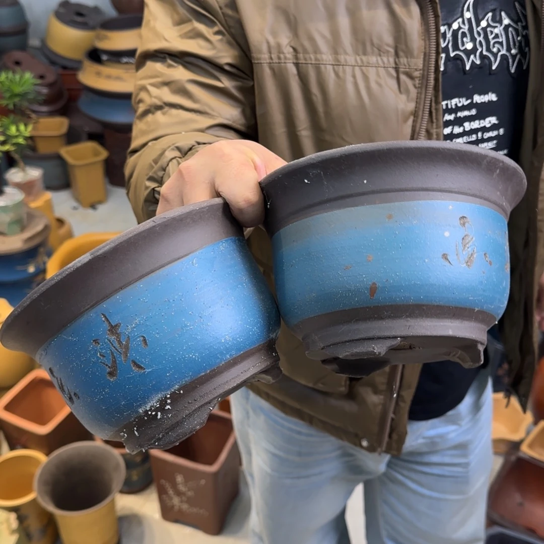 紫砂花盆瑕疵和瑕疵