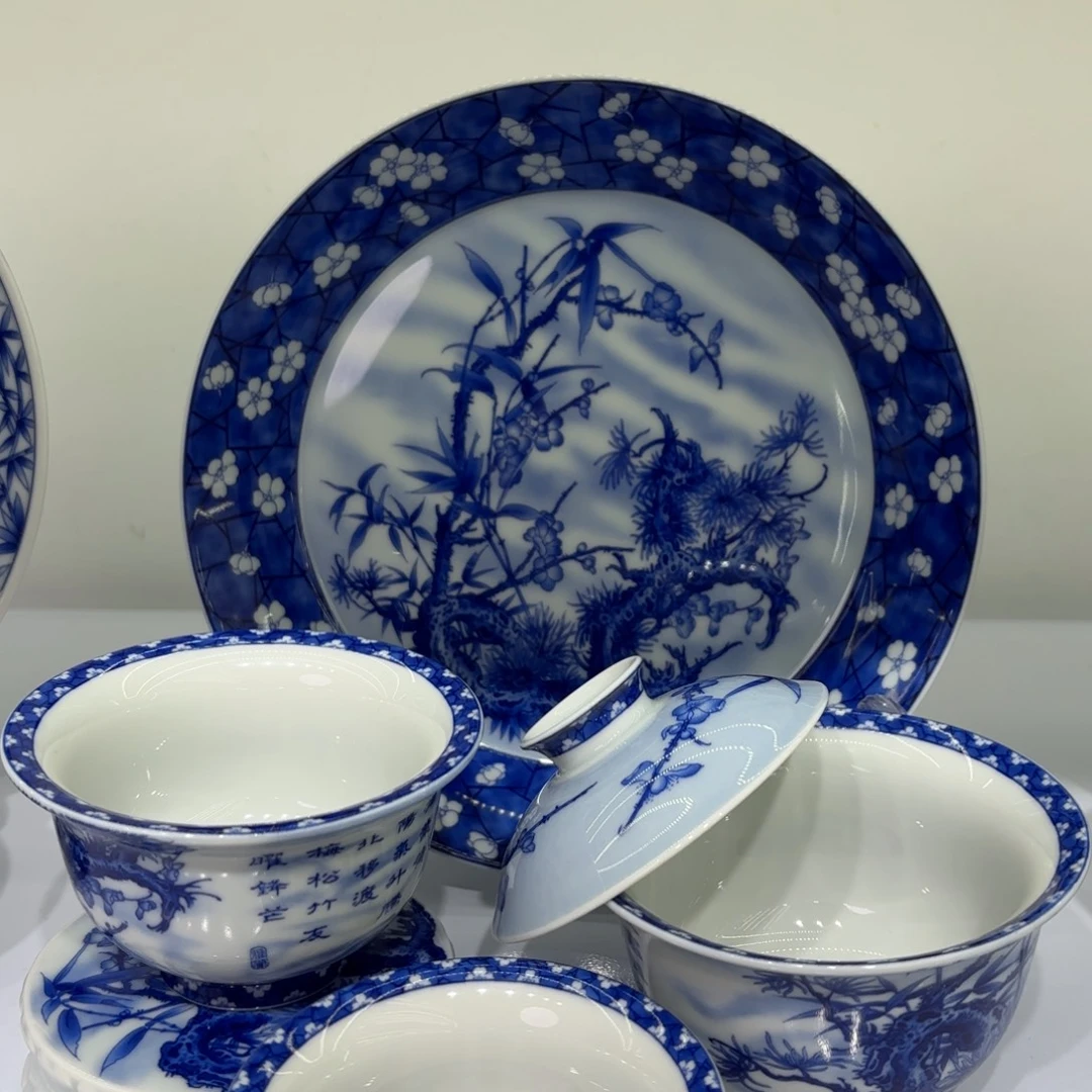 修***罗景德镇陶瓷五件套