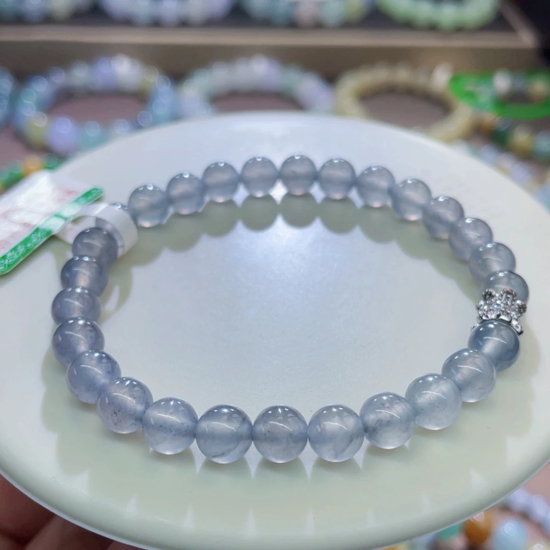 未镶嵌手链翡翠高冰乌鸡