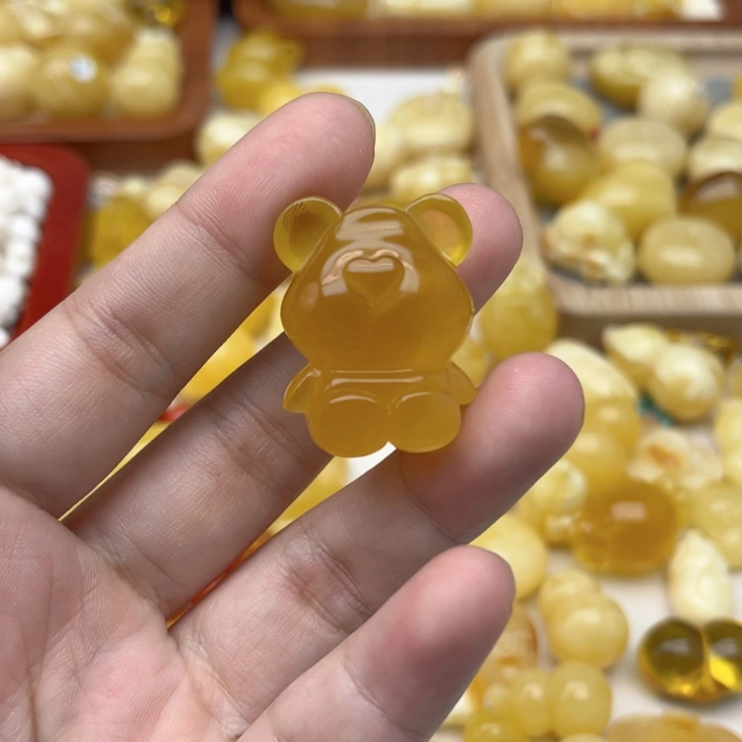 蜜蜡未镶嵌裸石天然
