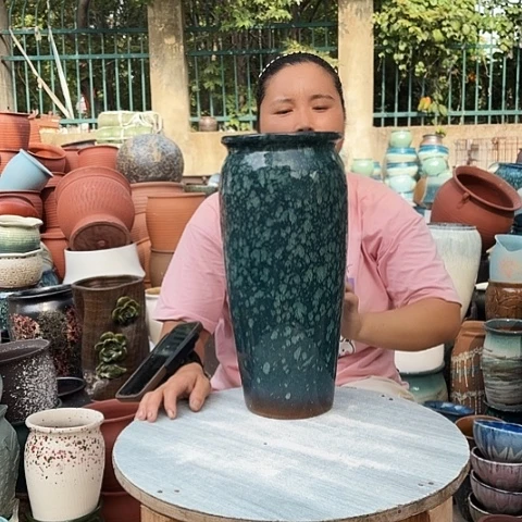 口17高40一个盆子。