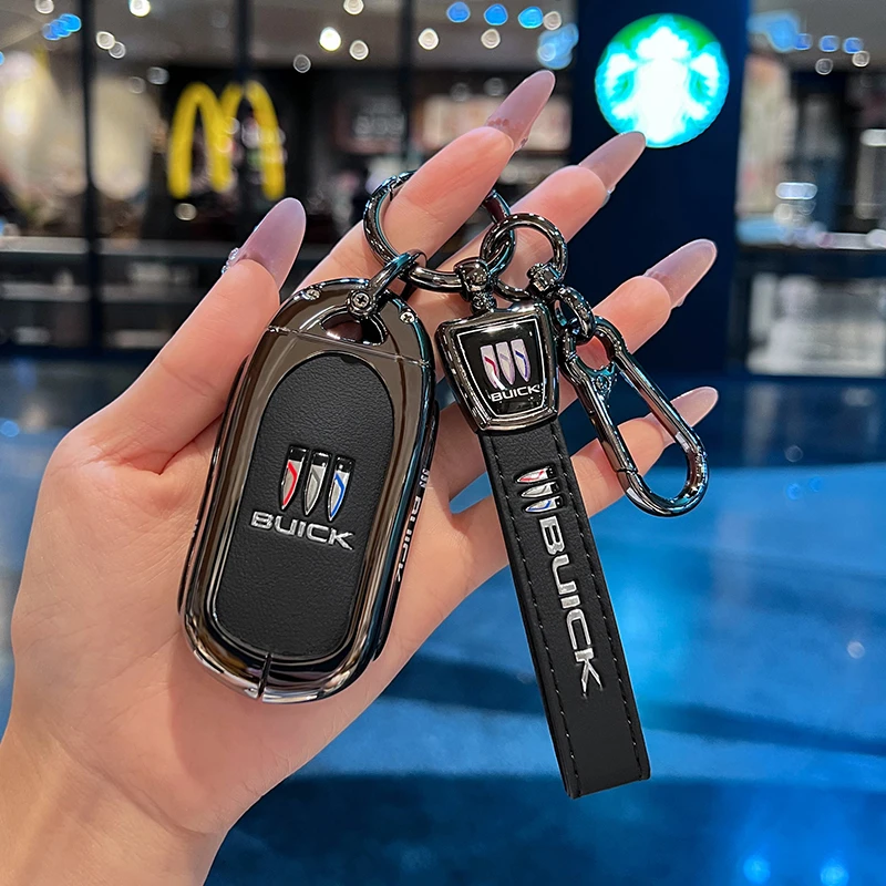 2024款别克君威钥匙套君越昂科威GL6昂科旗威朗Pro车金属扣壳男士