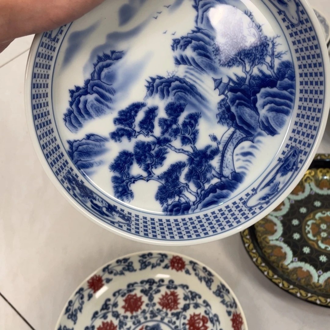 陶摆件景德镇山水壶承jjj