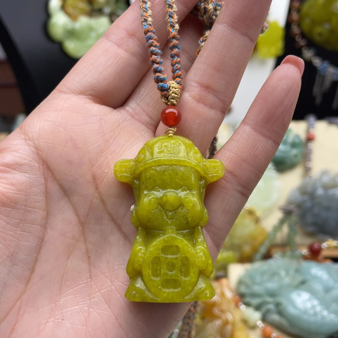 未镶嵌蛇纹石玉颈饰