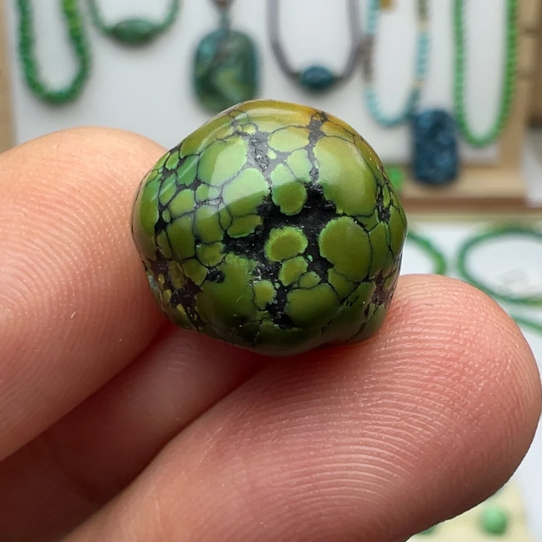 云盖高瓷军绿网花随型