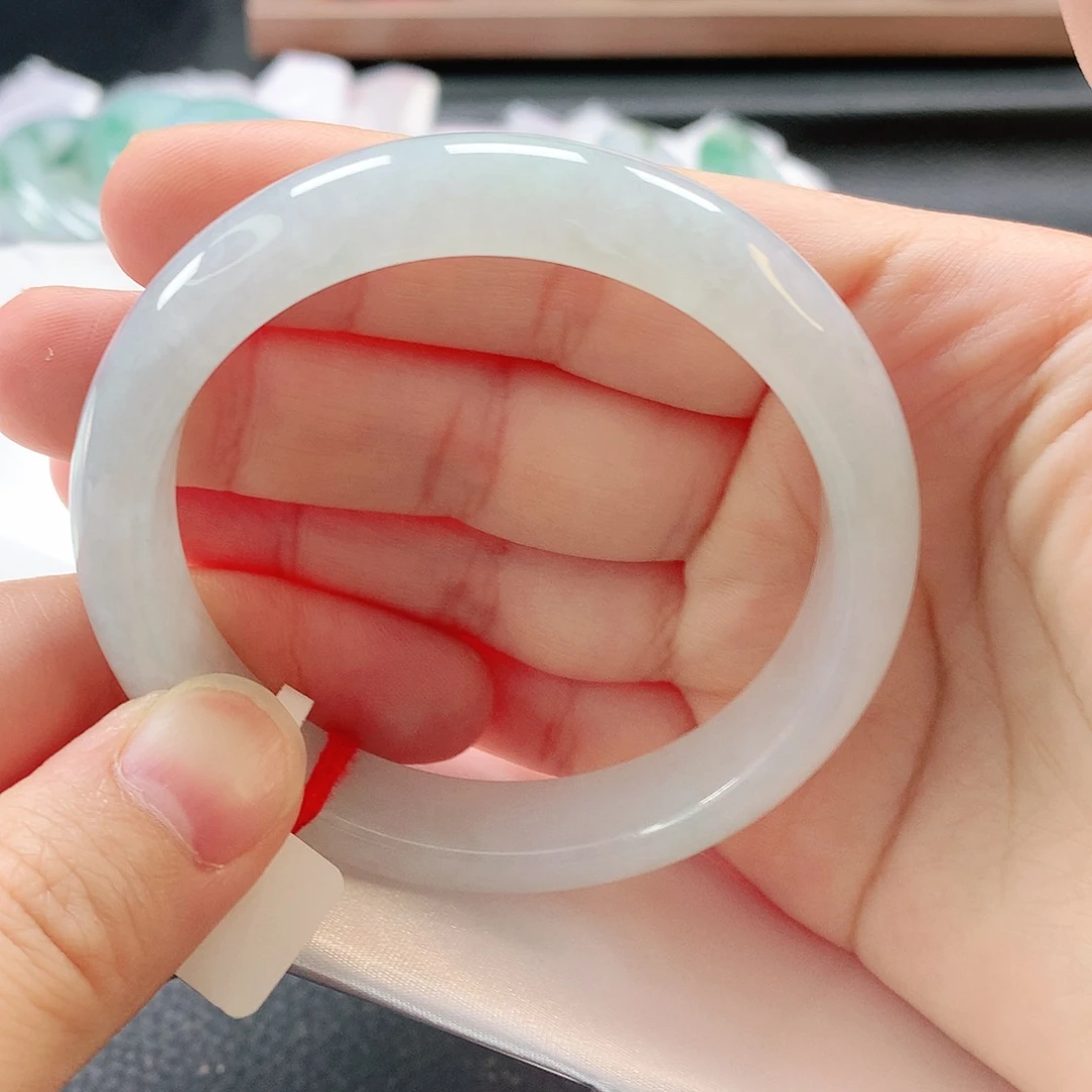 翡翠未镶嵌手镯缅甸天然翡翠手镯