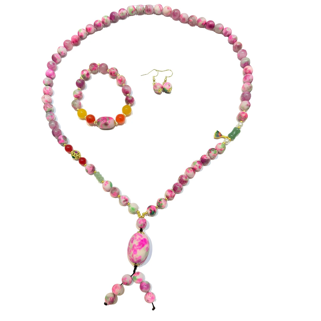 -樱花粉XT23多样性只发其一赠手串赠耳环