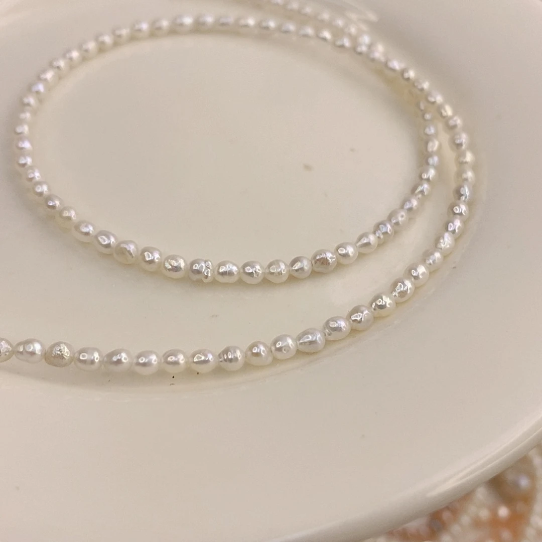 淡水珍珠颈饰合金罗*林