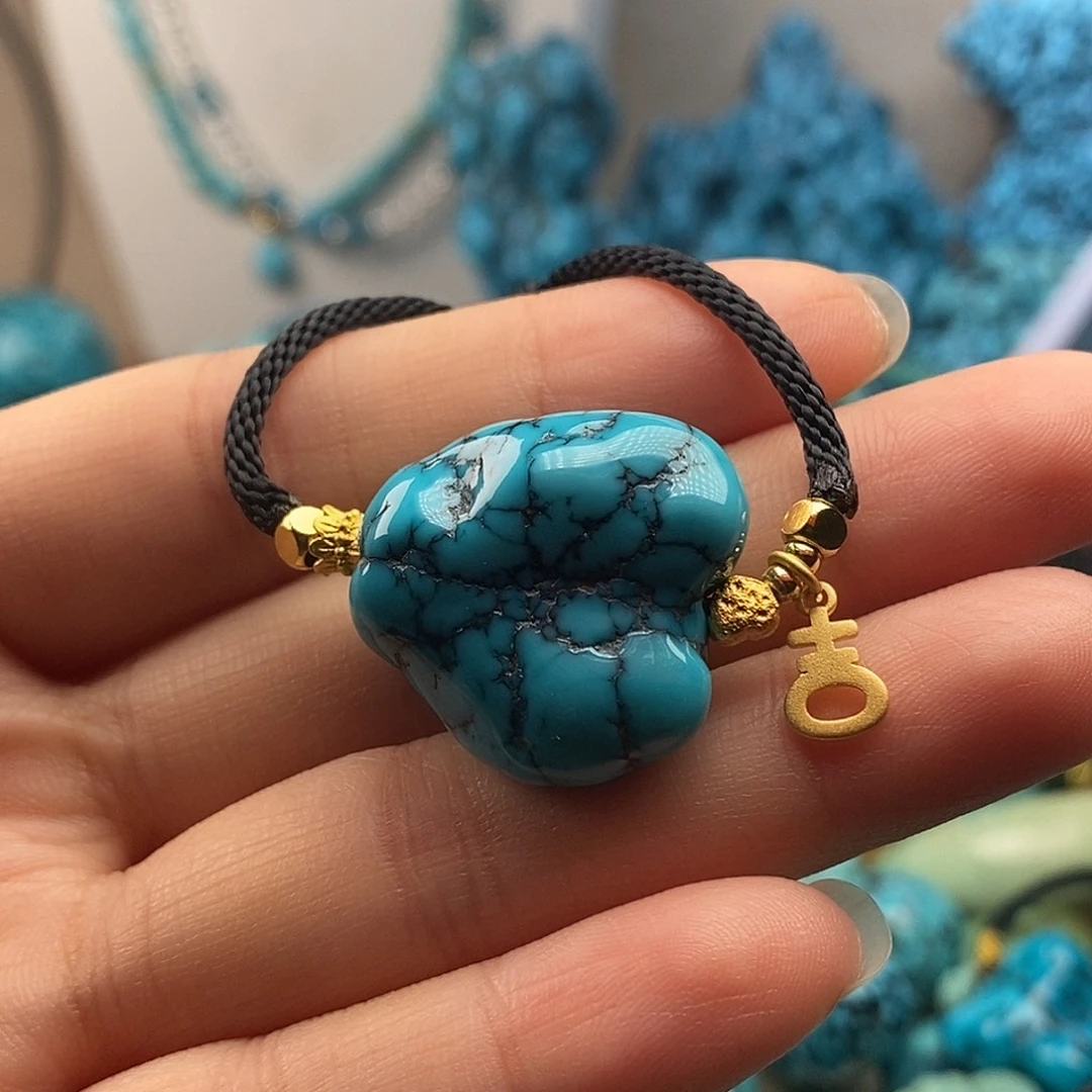 绿松石未镶嵌珠宝半成品