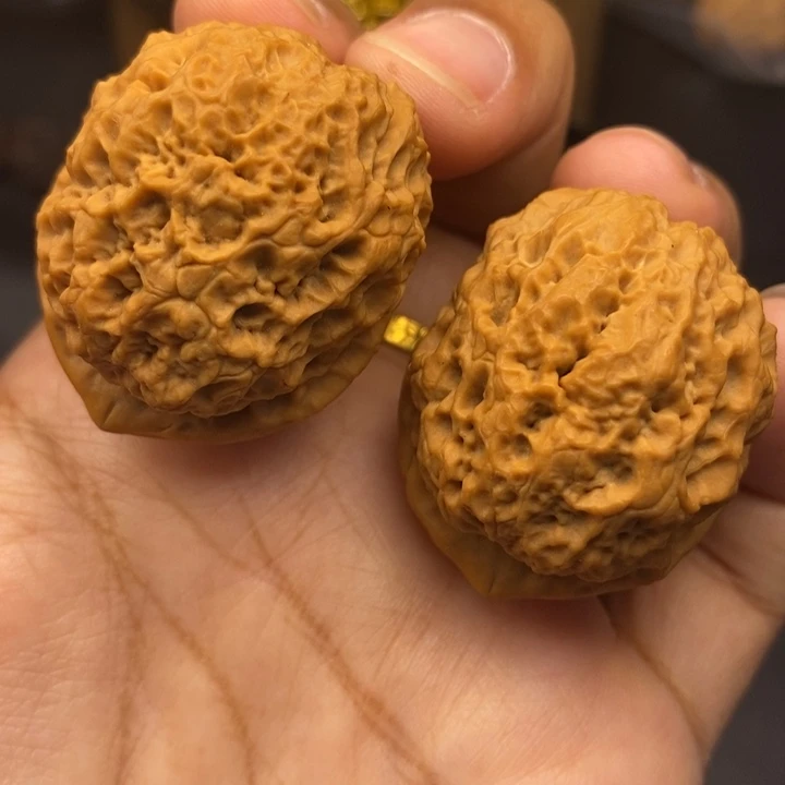 把件文玩核桃37尺铁狮子球