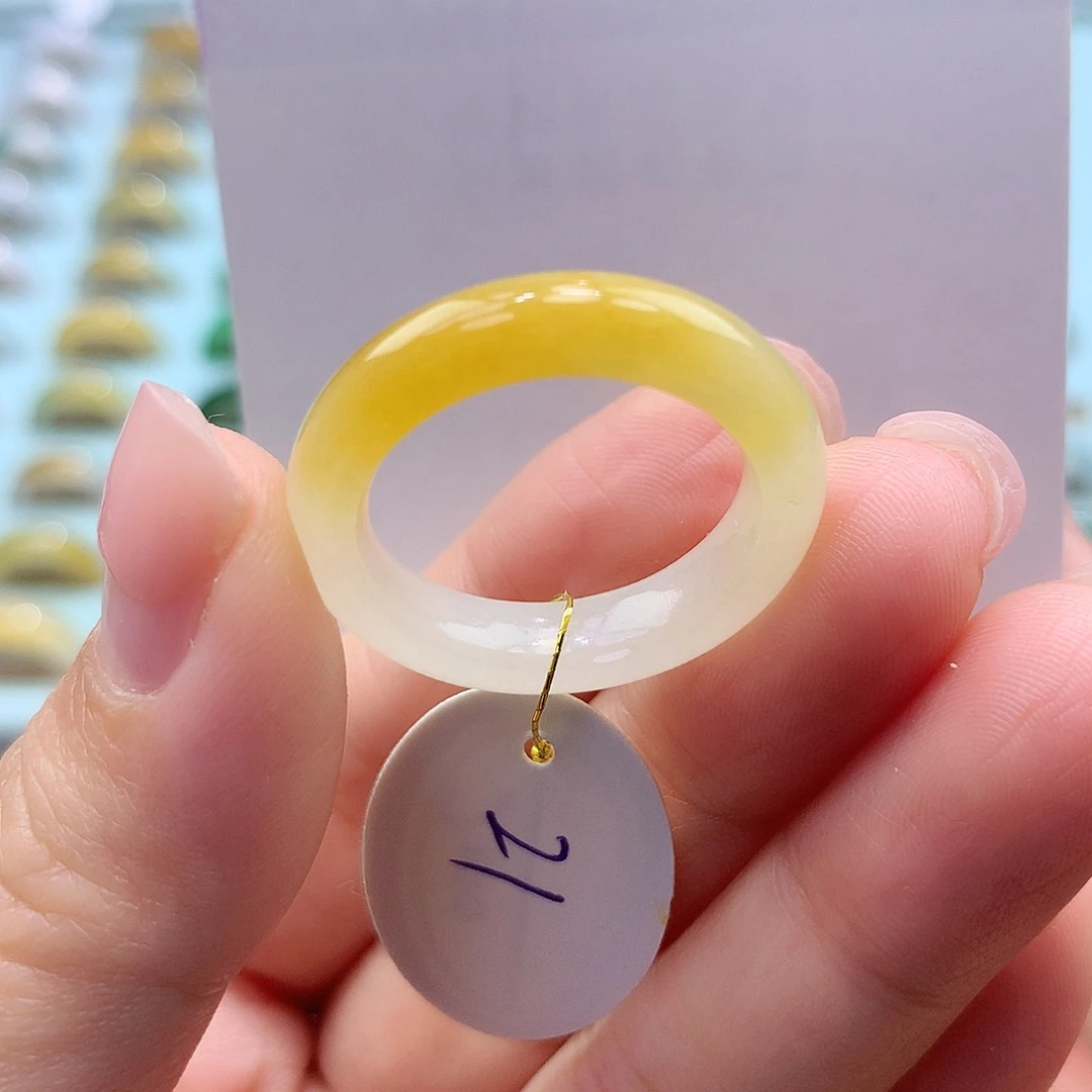 未镶嵌戒指翡翠21圈