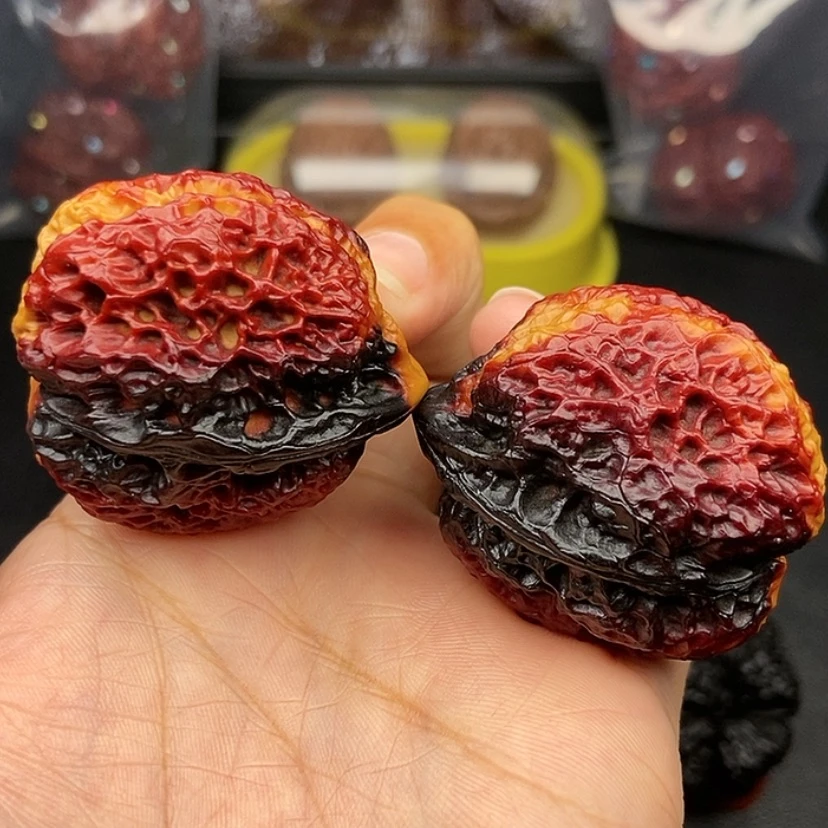 【闪购商品】把件文玩核桃39尺领头羊蟾