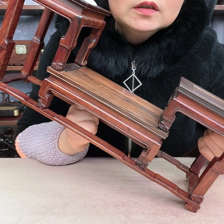 乌木类端景台小李子红木工艺品1572