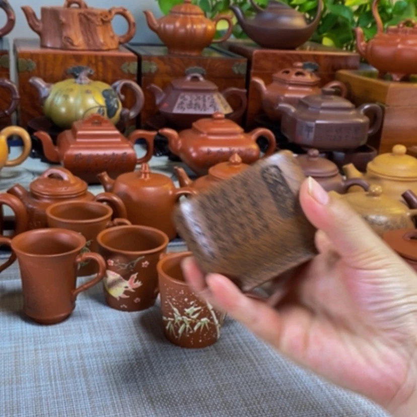 【闪购商品】茶壶紫砂四方主人杯150毫升