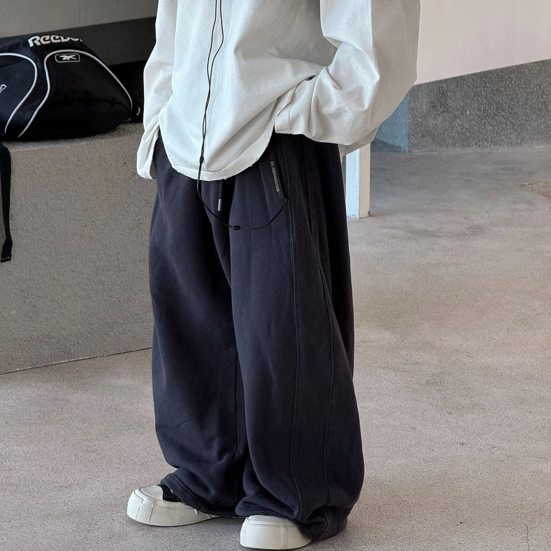 25年新款 秋季童装 纯色百搭休闲卫裤男童韩版洋气束脚长裤纯棉