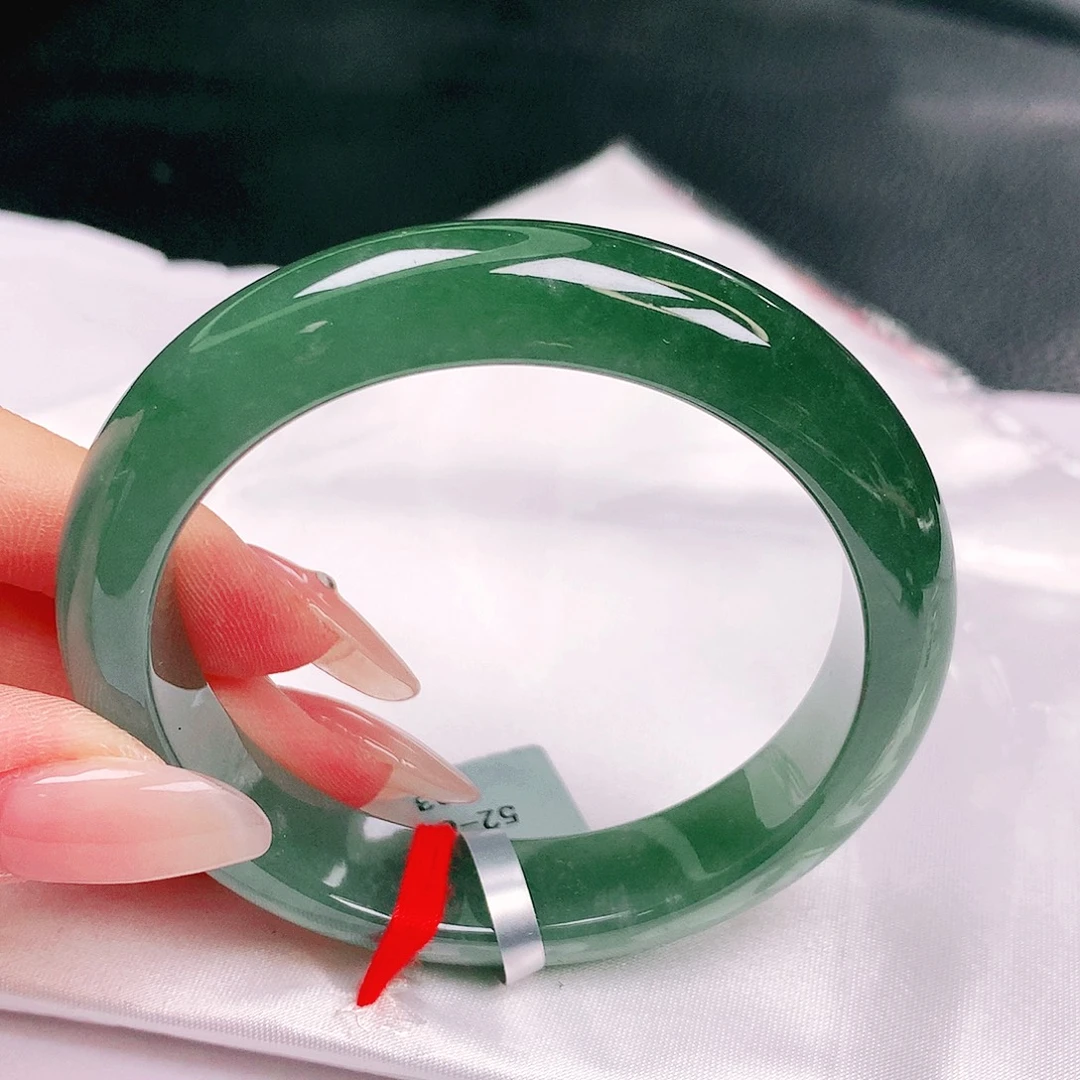 翡翠未镶嵌手镯缅甸天然a货翡翠手镯