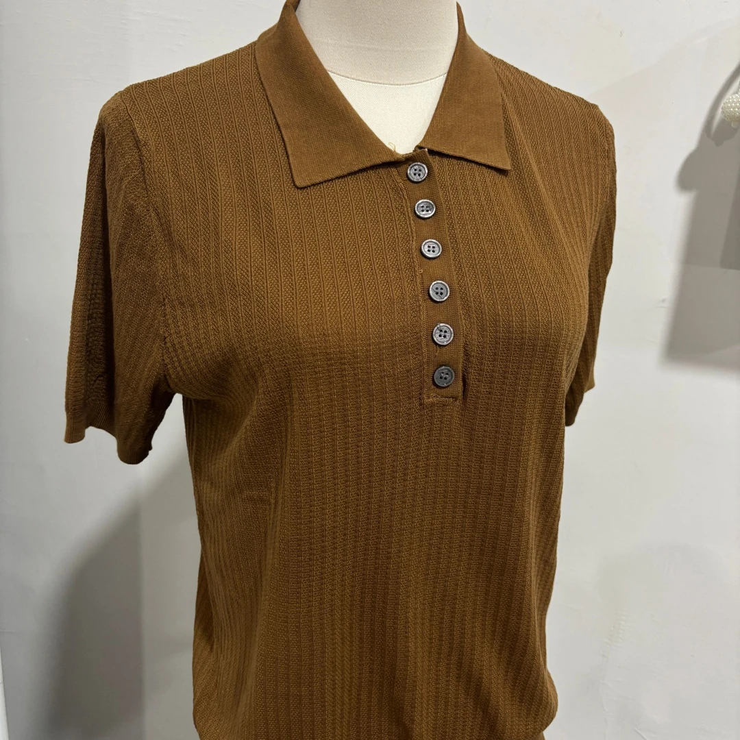 2025新款 T恤领半袖YFW064