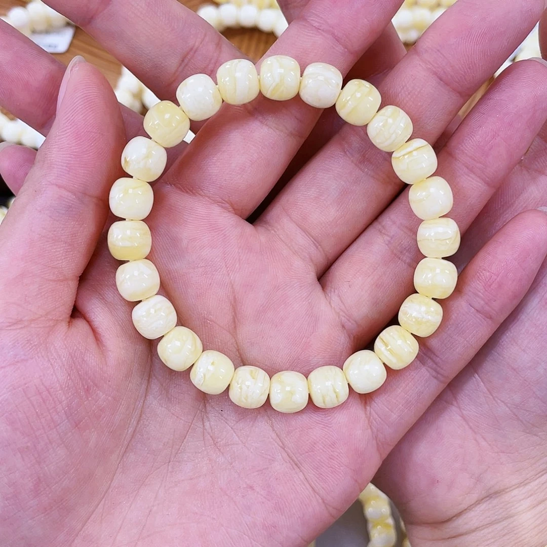 未镶嵌琥珀手链8.5mmm