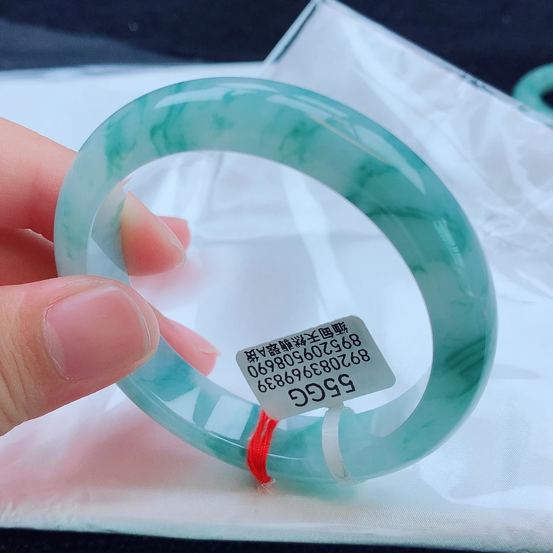翡翠未镶嵌手镯天然缅甸翡翠A货手镯