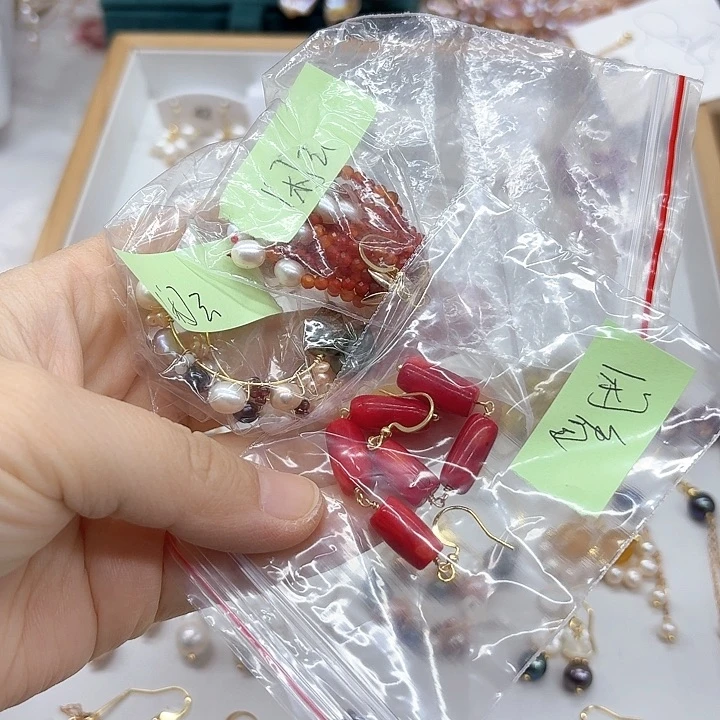 淡水珍珠发饰银S925镶嵌