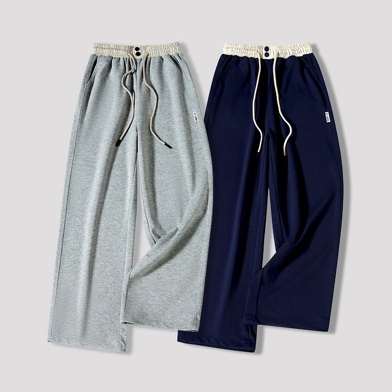 女大童裤子薄款夏装初高中学生休闲直筒裤秋季女童百搭阔腿长裤