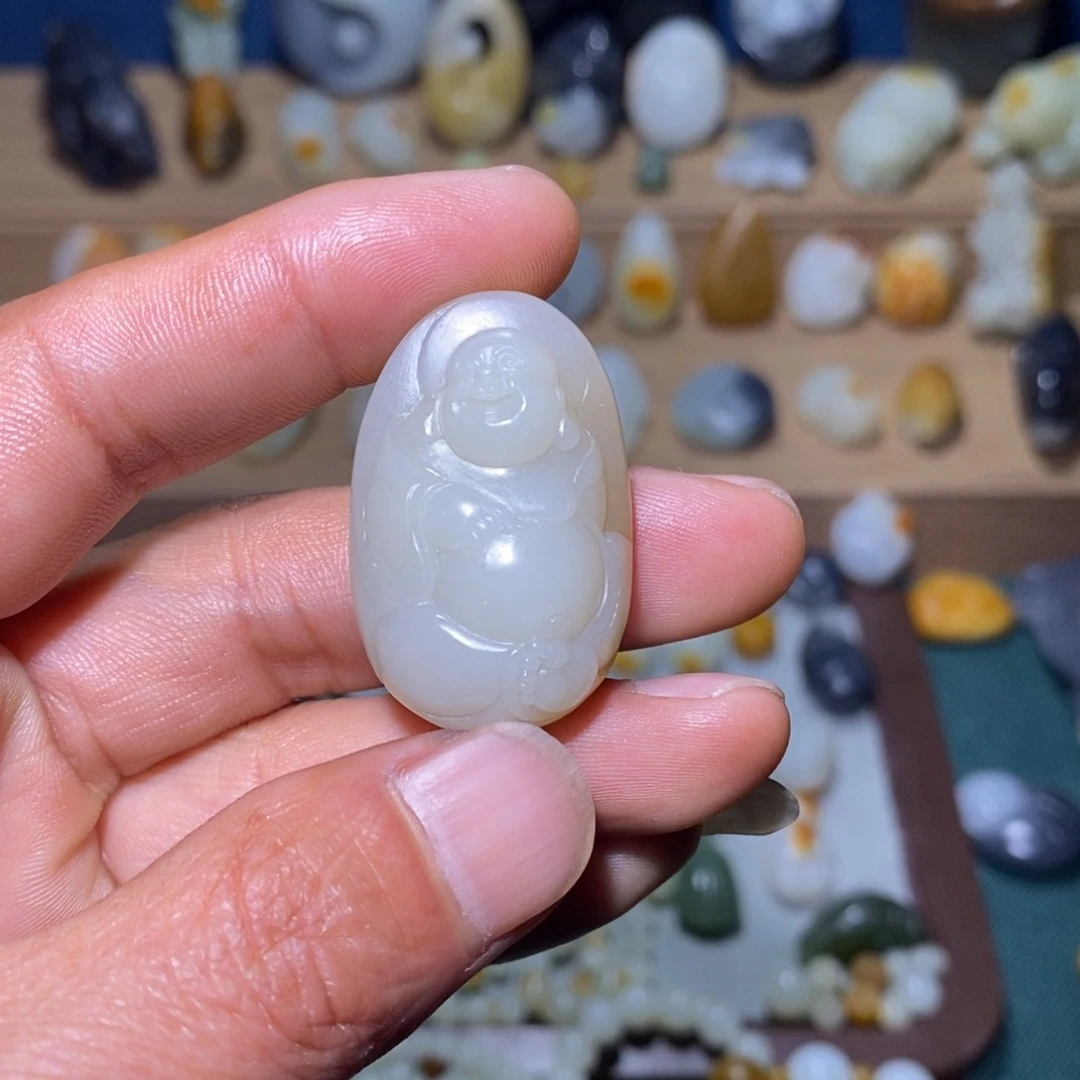 和田玉吊坠(不含链)未镶嵌