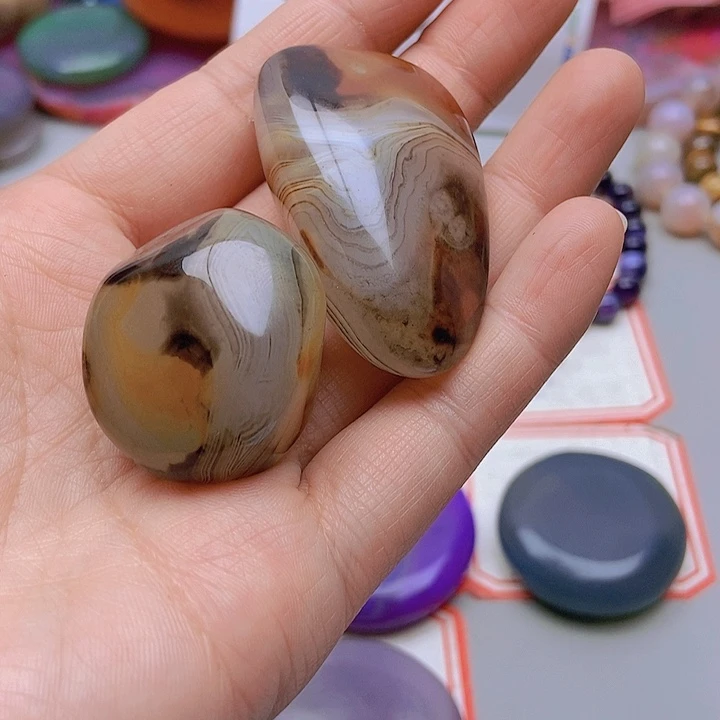 【闪购商品】玛瑙/玉髓珠宝半成品未镶嵌美**霞