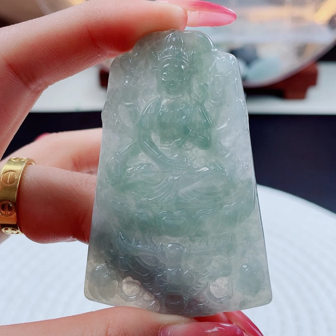 翡翠未镶嵌颈饰天然翡翠