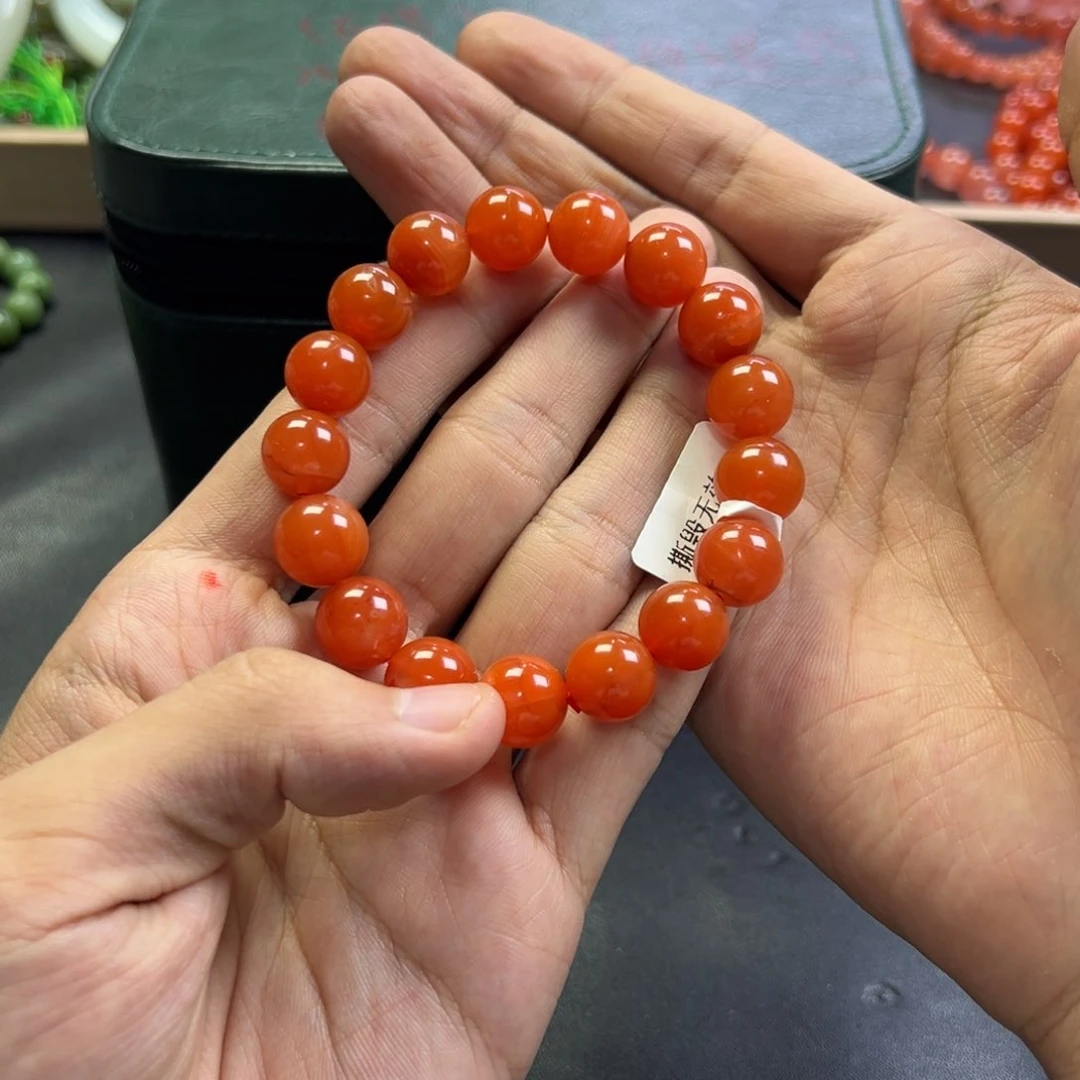 颈饰未镶嵌南红玛瑙?****?多样性南红柿子红卡12