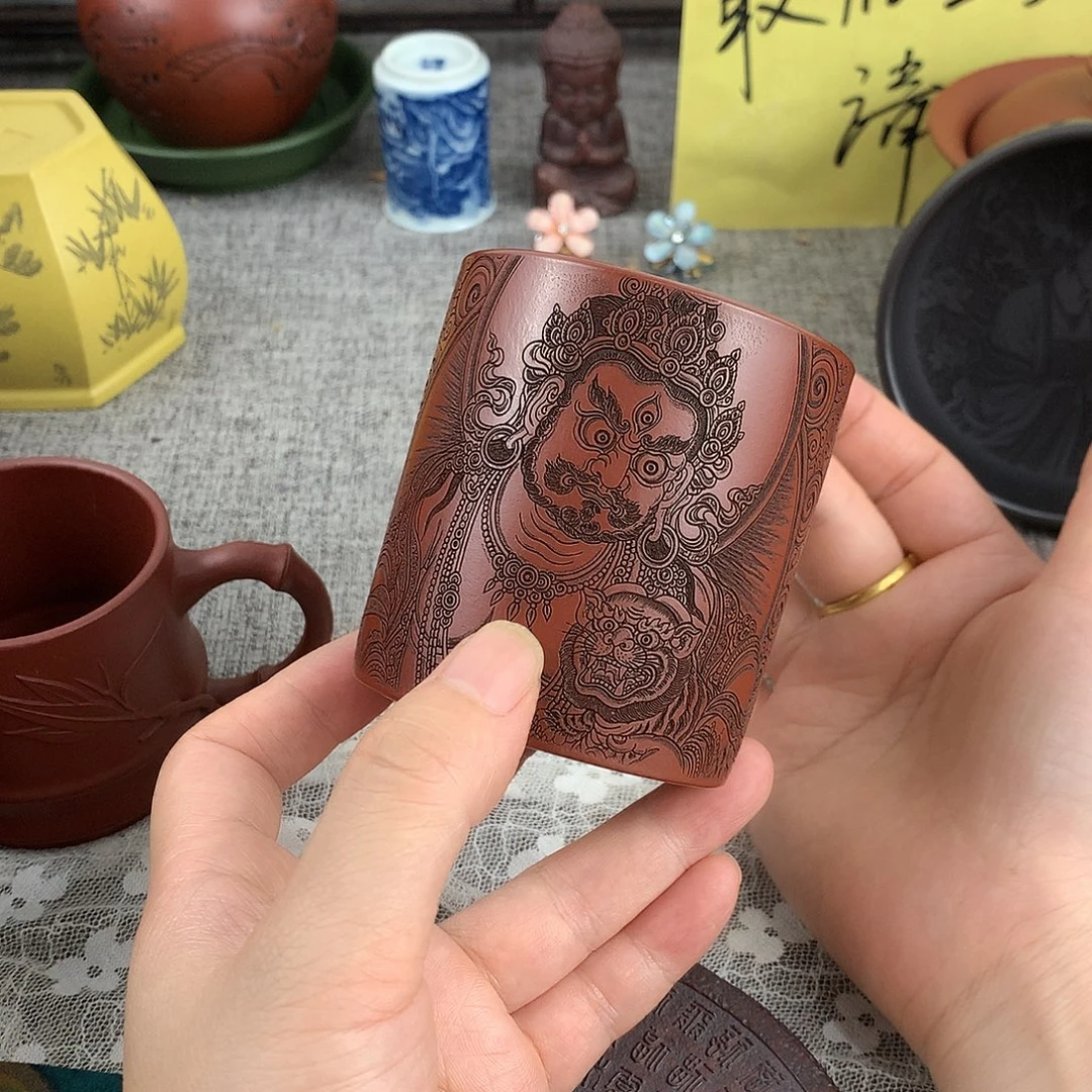 紫砂茶杯高端主人杯