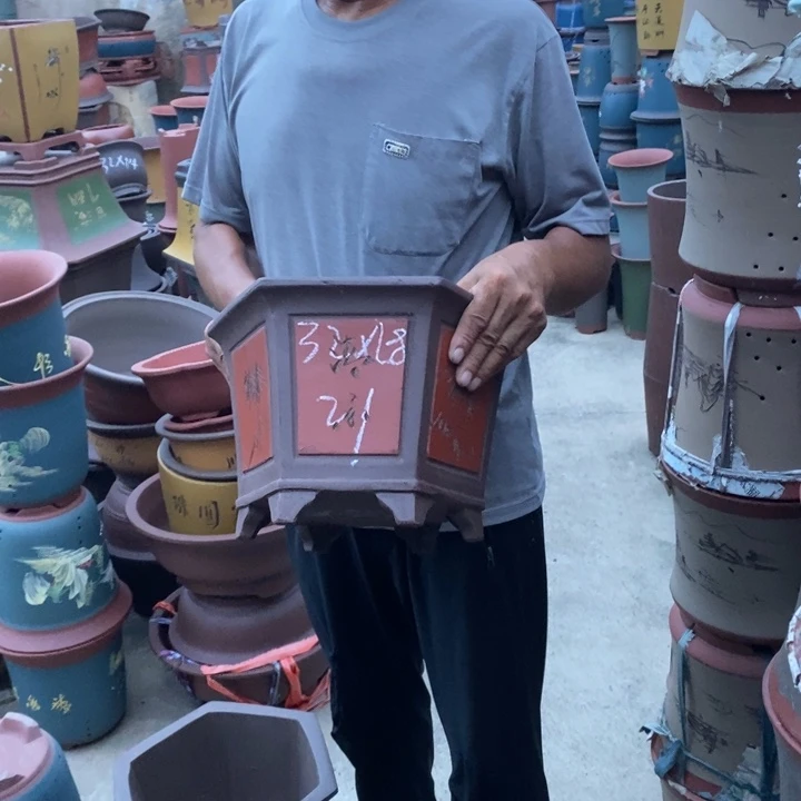 紫砂花盆紫砂花盆