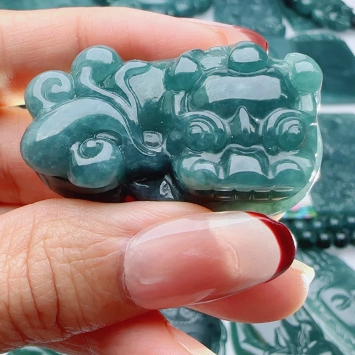 翡翠未镶嵌颈饰多样性发货天然A货翡翠