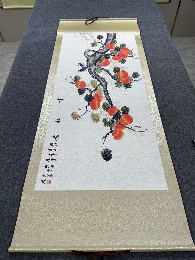 精180*70 横幅 《事事如意》居家软装卷轴画