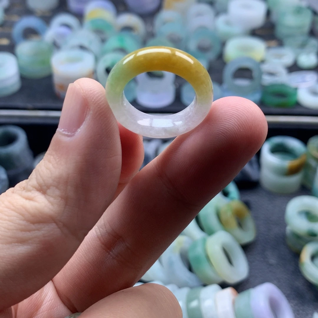 未镶嵌定制翡翠天然翡翠13圈